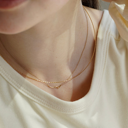 veil choker (gold/silver)